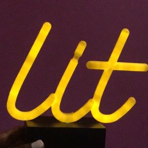 Light for party. (Batteries not included).